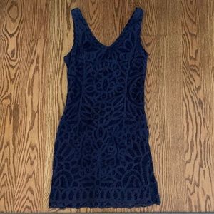 Navy Blue Lace Lilly Pulitzer dress